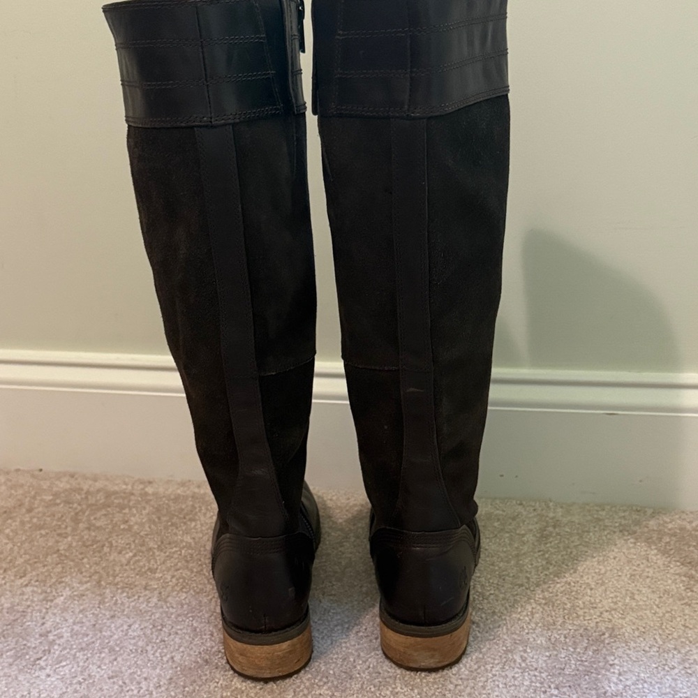Timberland Brown Suede/Leather Heeled Boots